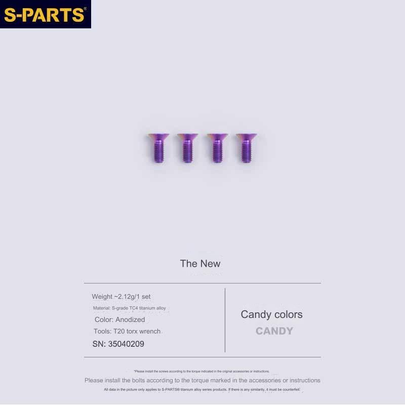 S-Parts Titanium Kit compatible with CERAMIC SPEED OSPW RS Bolt KIT (including alpha)