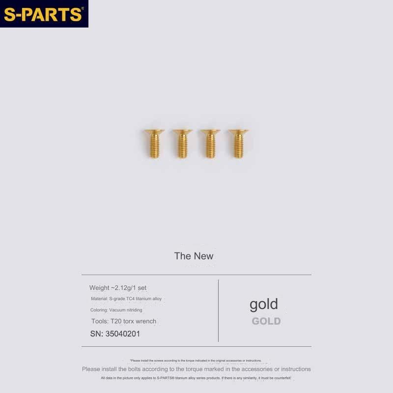 S-Parts Titanium Kit compatible with CERAMIC SPEED OSPW RS Bolt KIT (including alpha)