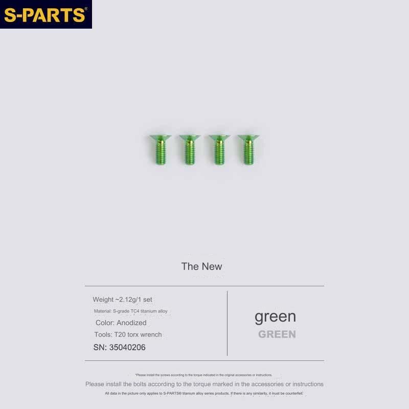 S-Parts Titanium Kit compatible with CERAMIC SPEED OSPW RS Bolt KIT (including alpha)