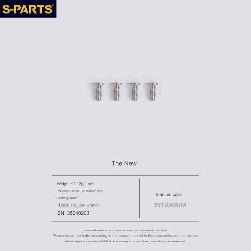 S-Parts Titanium Kit compatible with CERAMIC SPEED OSPW RS Bolt KIT (including alpha)
