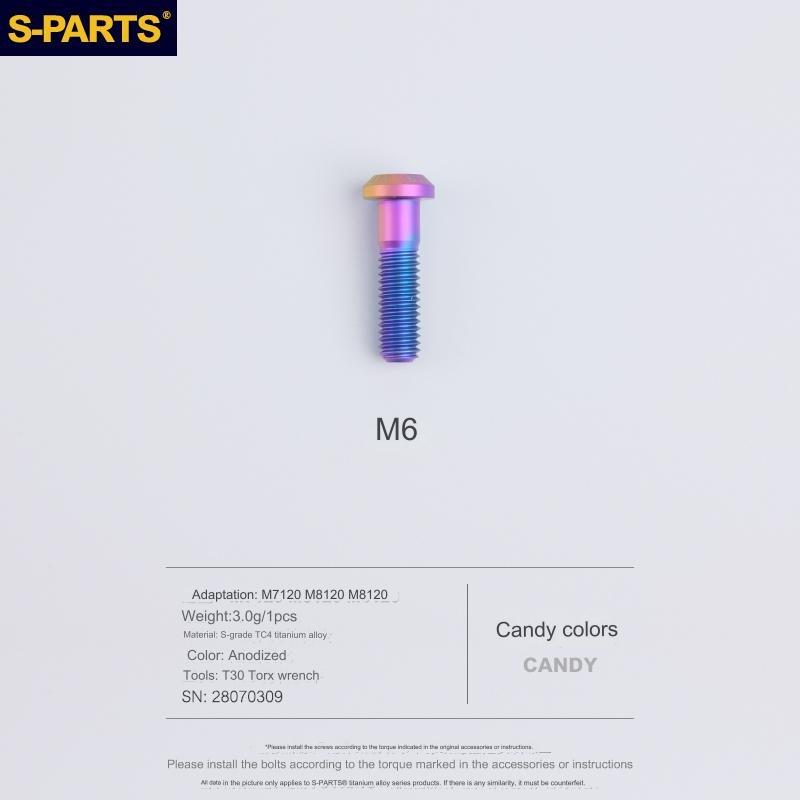 S-Parts Titanium Caliper Body Bolt - Compatible with SRAM AXS RED/FORCE