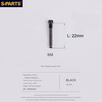 S-Parts Titanium M4 X 22mm Brake Pad Pin - Compatible with SRAM ROAD & MOUNTAIN