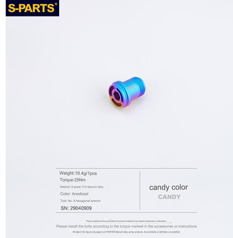S-Parts Titanium Derailleur Bolt - Compatible with SRAM T-Type UDH