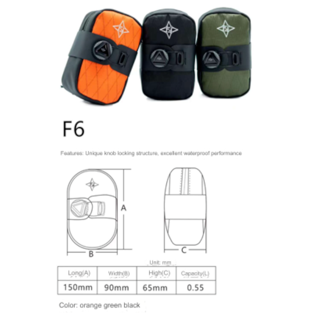 VFV FCS F6 Saddle Bag 0.55l